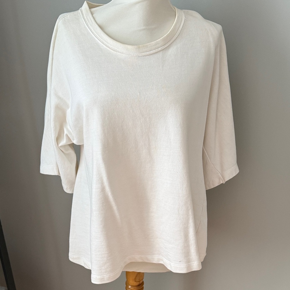 Zara Cream Short Sleeve Tee (c)